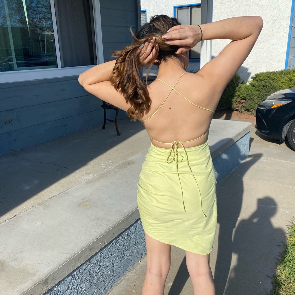 Key Lime Mini Dress - Picture 4 of 4